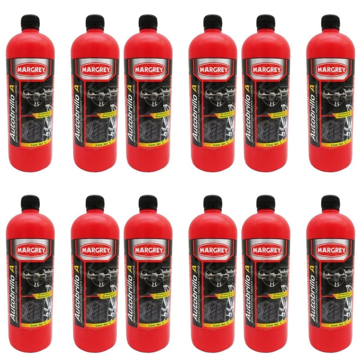 Auto Brillo A Margrey 1 L Cera Líquida Caja 12 Piezas - Flash Sales