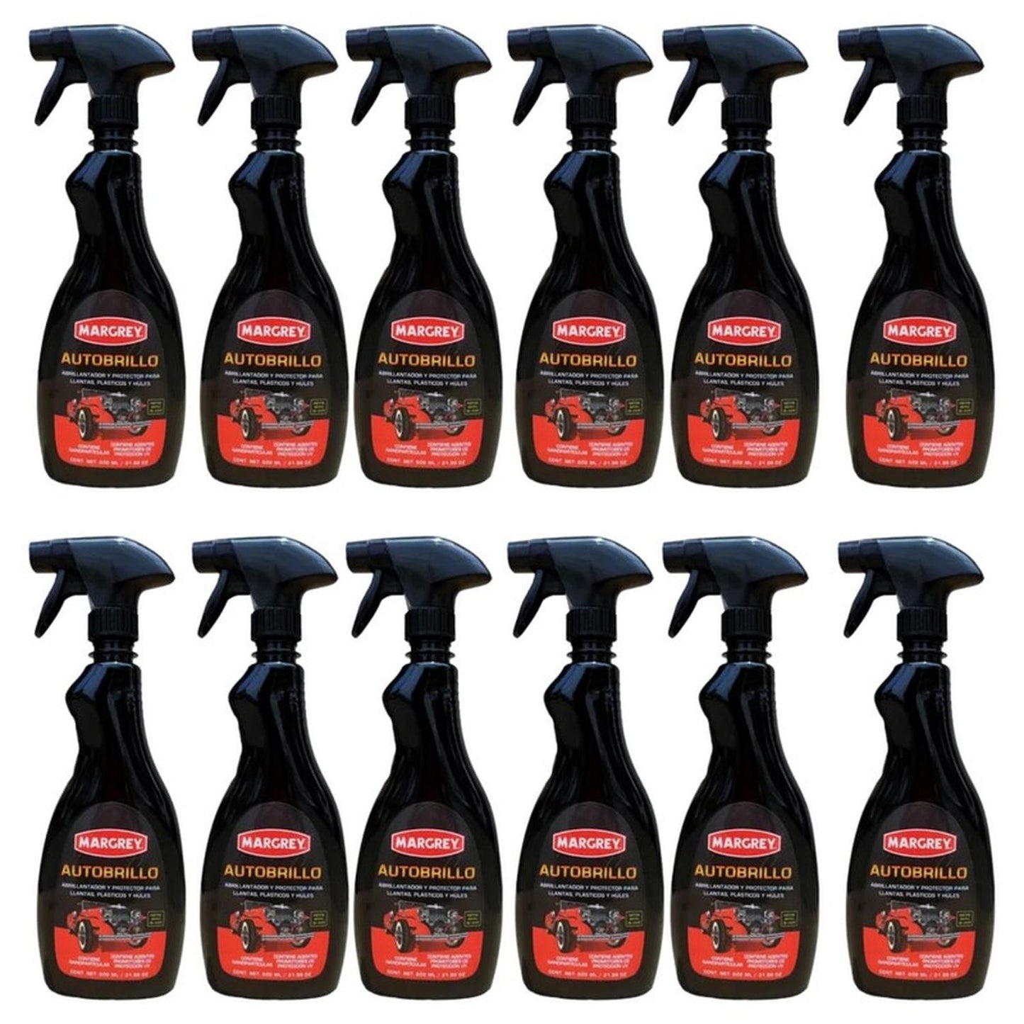 Auto Brillo Atomizable 600 ml Margrey Caja 12 Piezas - Flash Sales