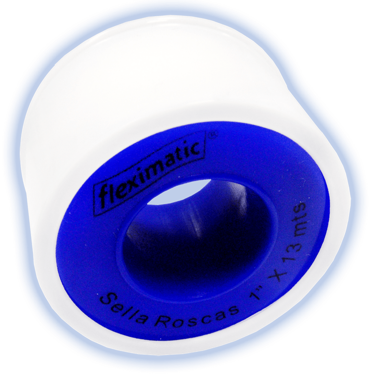 Cinta Teflon 7M X 1/2" – Color Blanca Uso General - Flash Sales