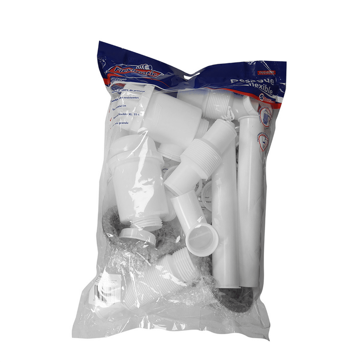 Desagüe Doble Bote 55Cm Para Tarja Antifugas - Flash Sales