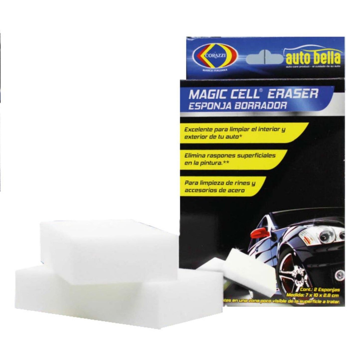Esponjas Borrador Magic Cell Corazzi Para Auto 24 Paquetes - Flash Sales