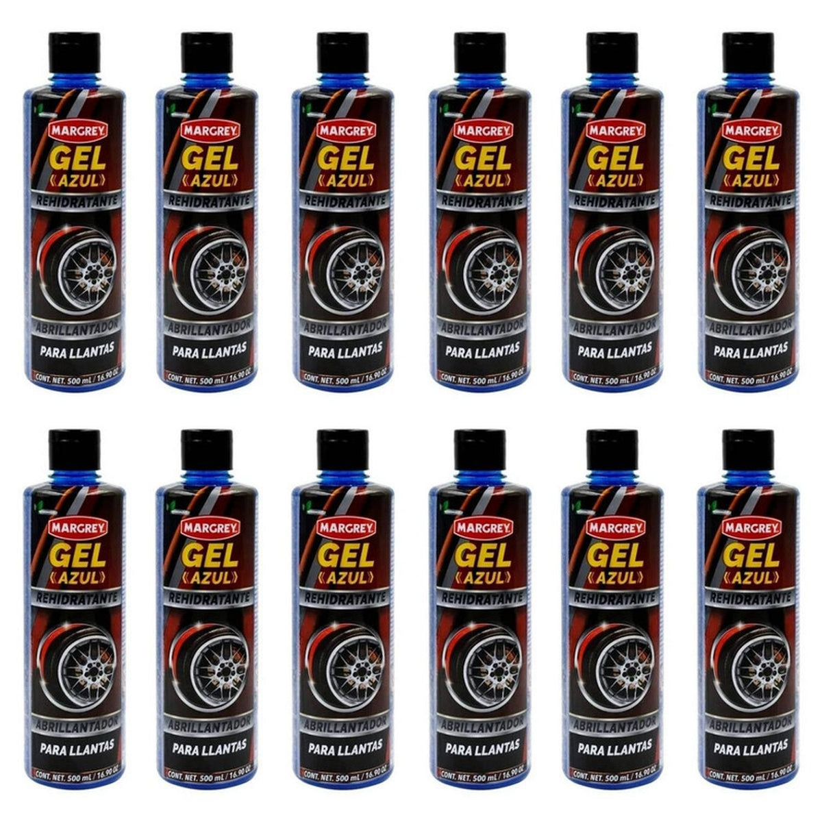 Gel Azul W 500 ml Acabado Negros Profundos Brillo Intenso Caja 12 Pz - Flash Sales