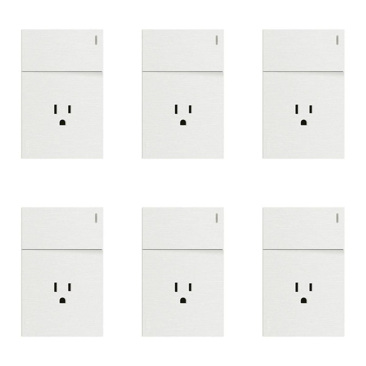 Placa Con 1 Apagador Y 1 Contacto Lucek Flat Pack 6 - Flash Sales