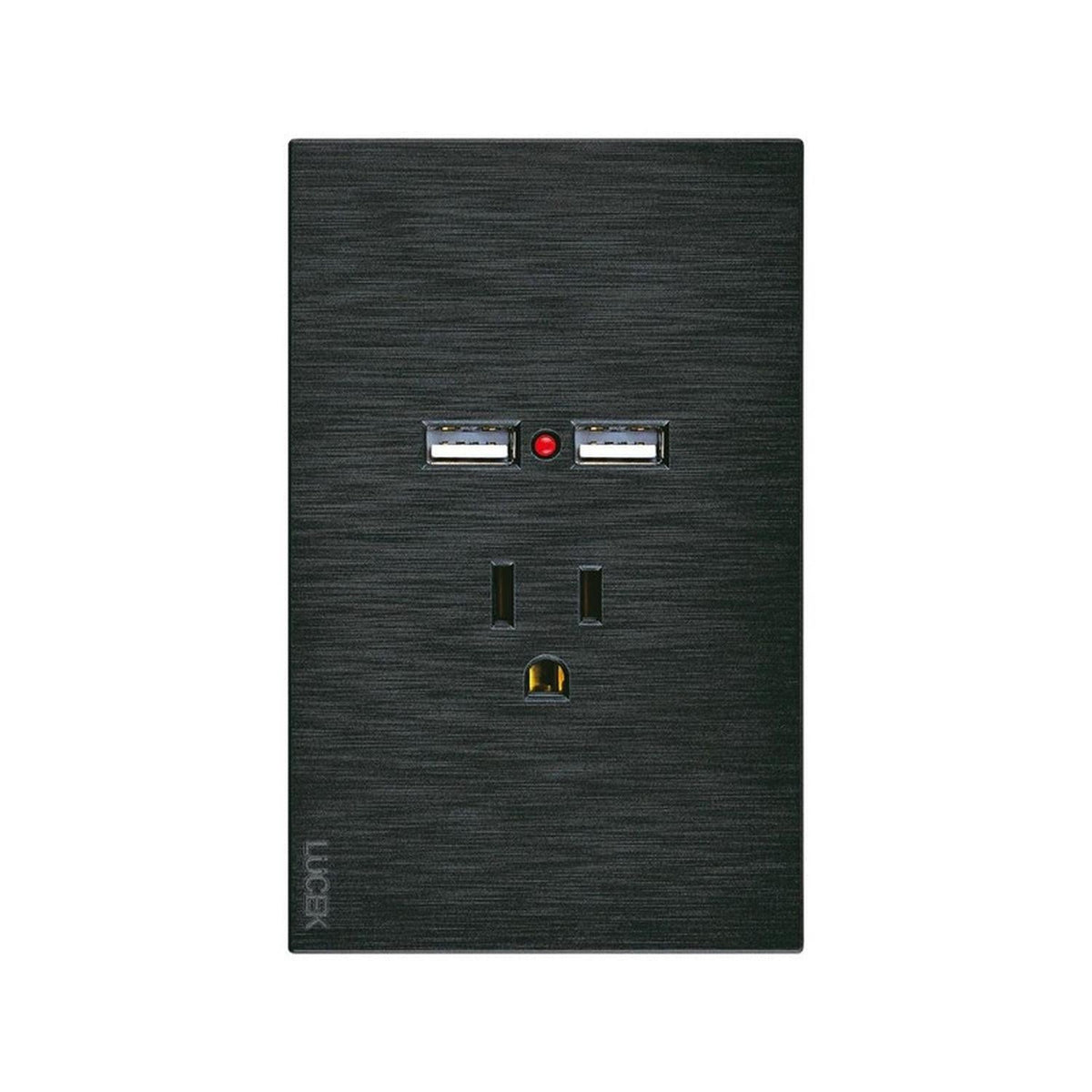 Placa Con 1 Contacto Y 2 Entradas USB Lucek FlatPack 12 - Flash Sales