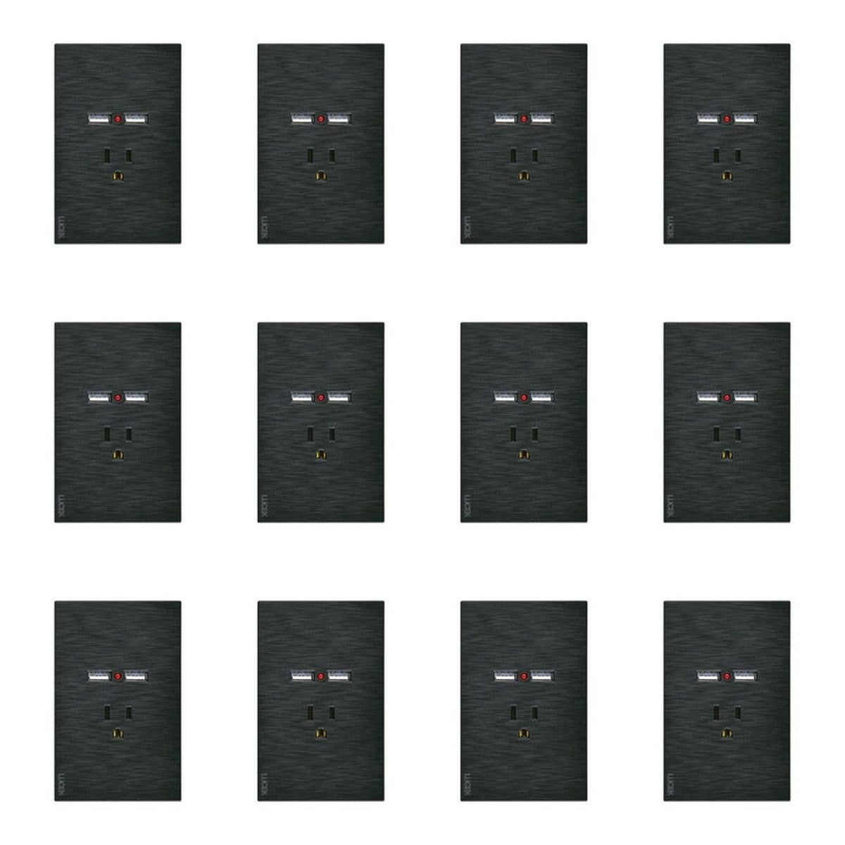 Placa Con 1 Contacto Y 2 Entradas USB Lucek FlatPack 12 - Flash Sales