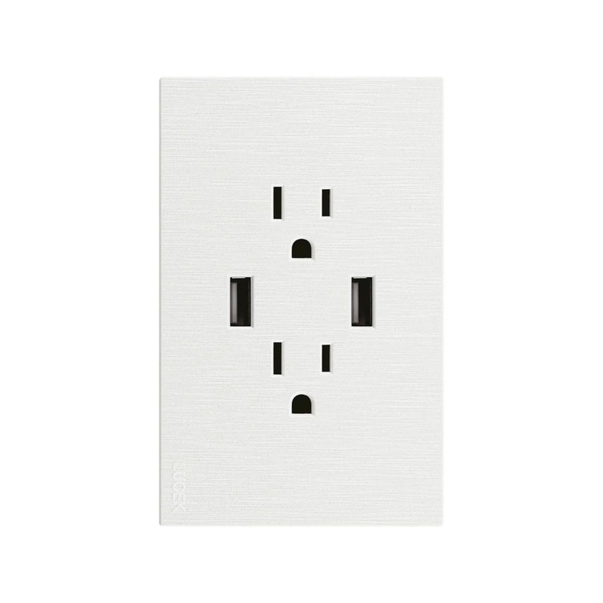 Placa Con 2 Contactos Y 2 Entradas USB Lucek FlatPack 12 - Flash Sales