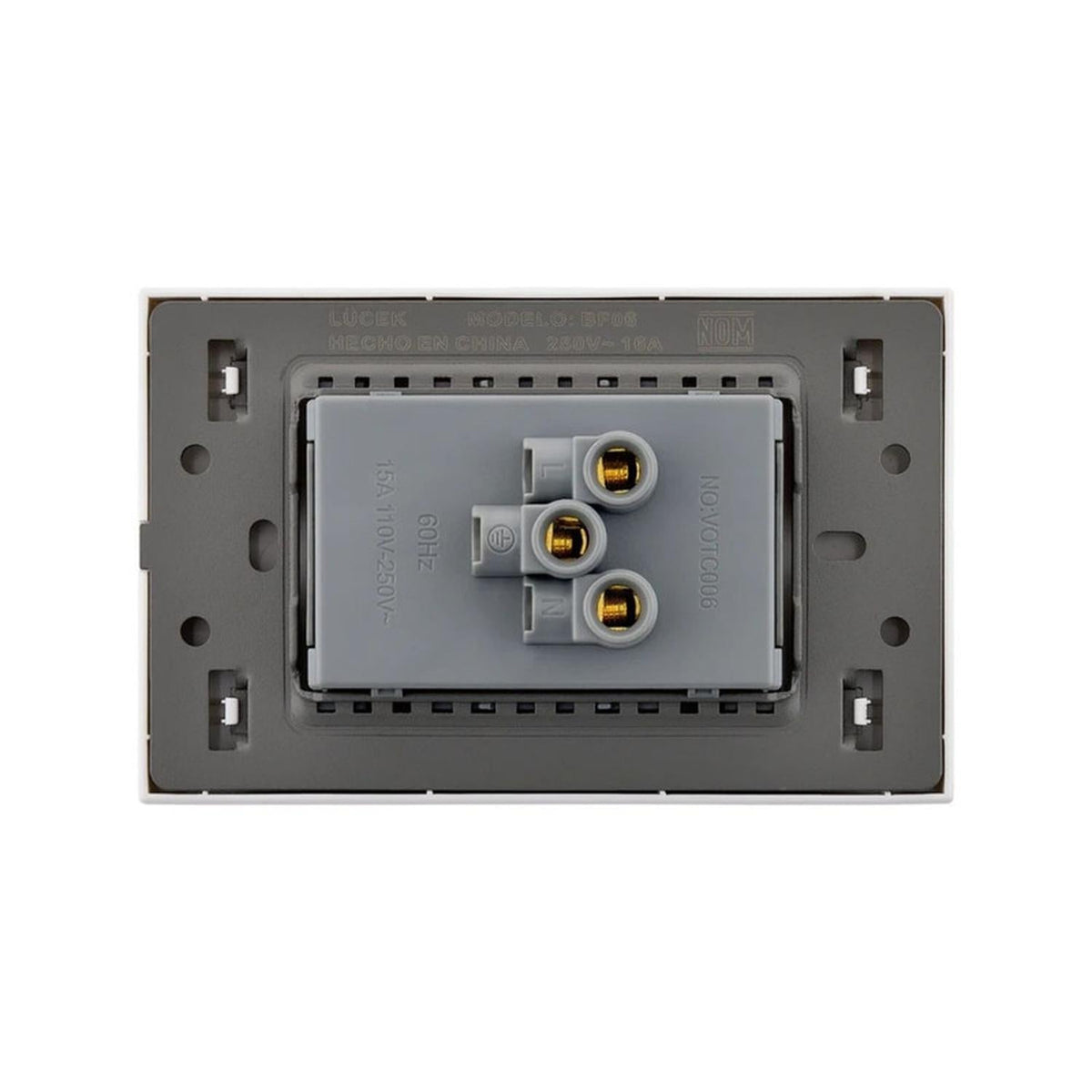 Placa Con Contacto Dúplex Lucek Flat Pack 12 - Flash Sales