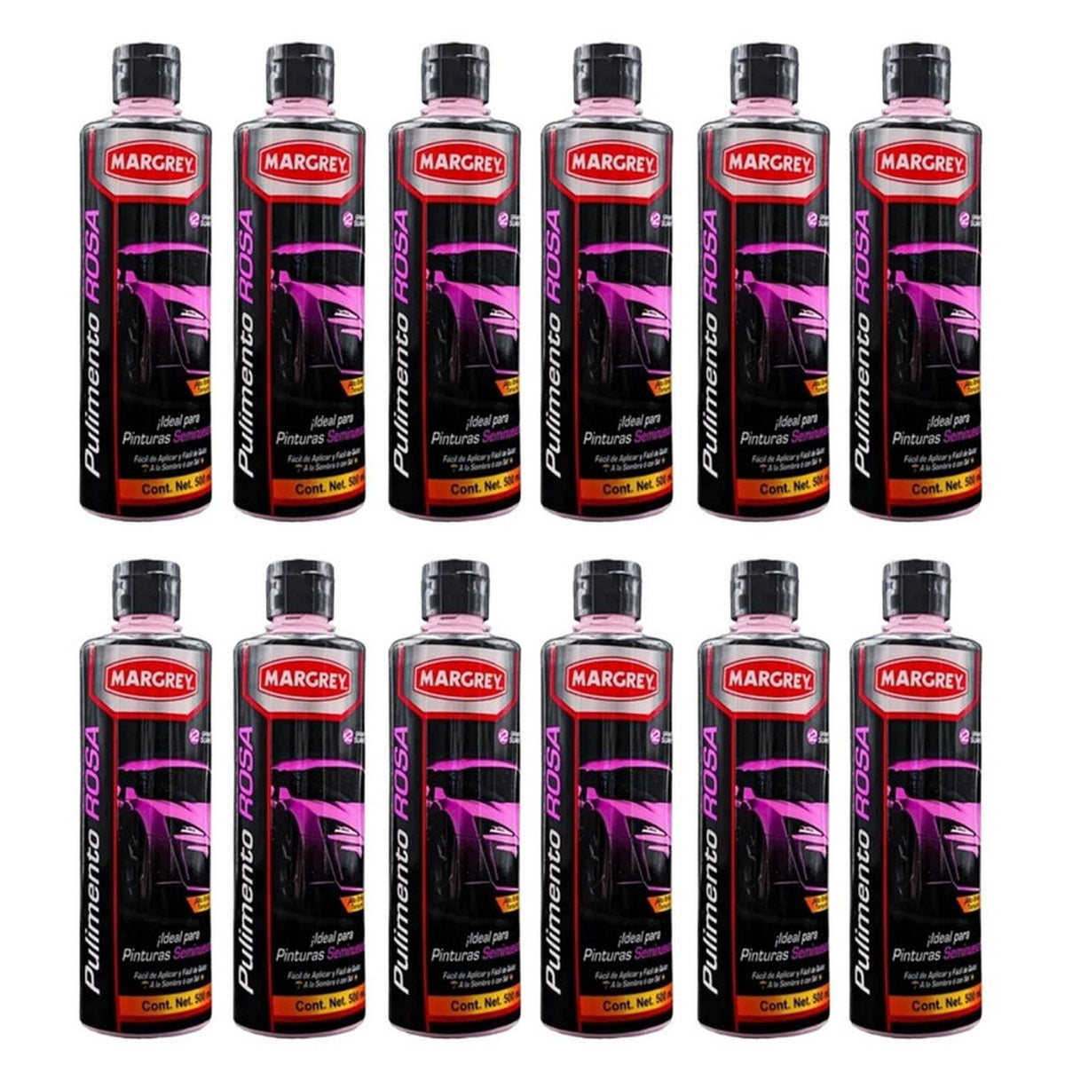 Pulimento Rosa Margrey 500 ml Grano Medio Caja 12 Piezas - Flash Sales