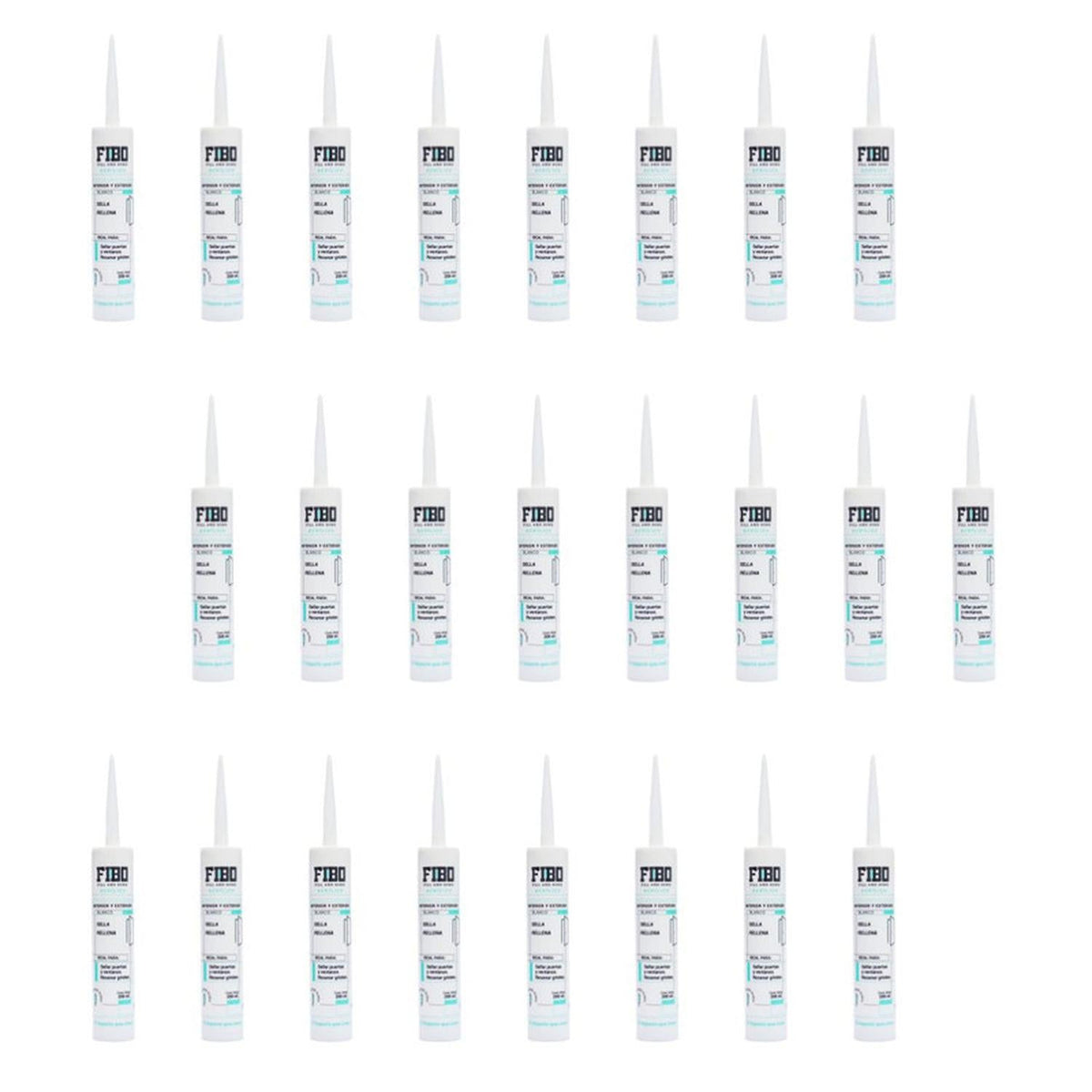 Sellador Acrílico Blanco Uso General Fibo-Calafat 280 ml Caja 24 Pz - Flash Sales