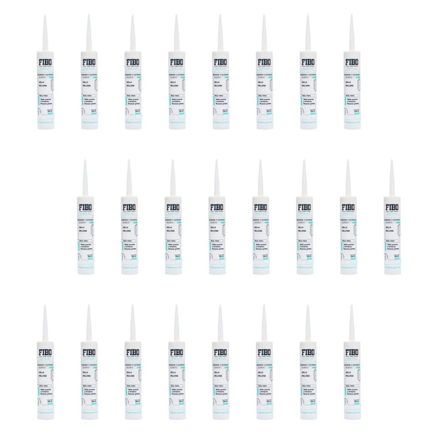 Sellador Acrílico Blanco Uso General Fibo-Calafat 280 ml Caja 24 Pz - Flash Sales
