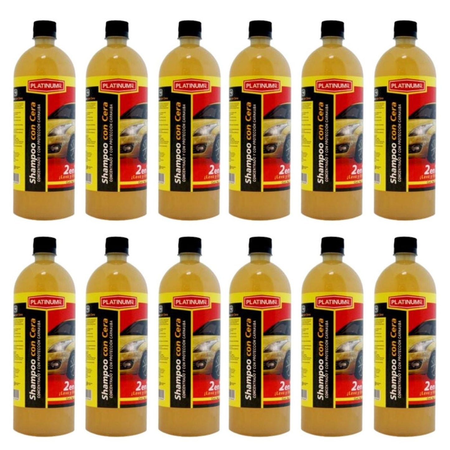 Shampoo Con Cera Margrey 1 L Lavado Brillo Caja 12 Piezas - Flash Sales